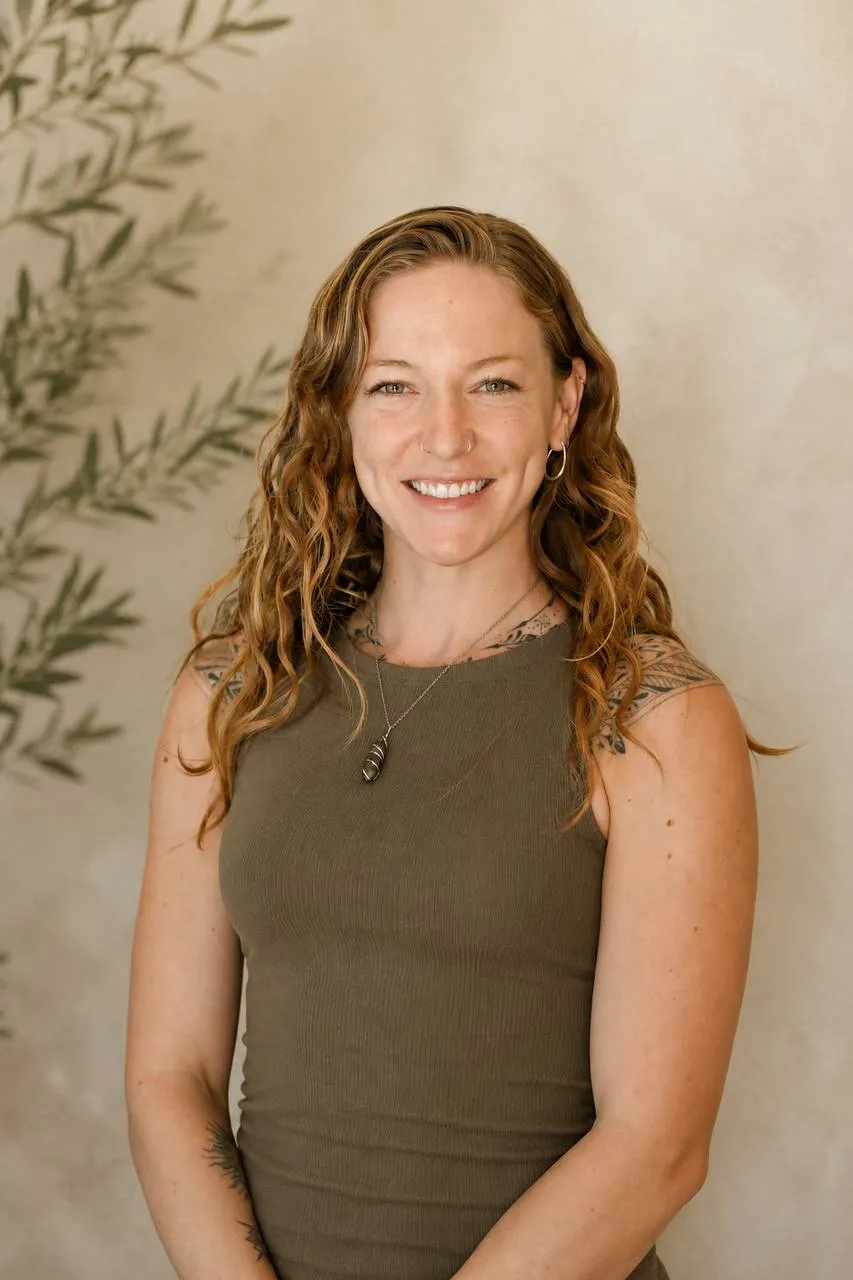 Zoey Lightstep portrait at Center Point Bodywork studio